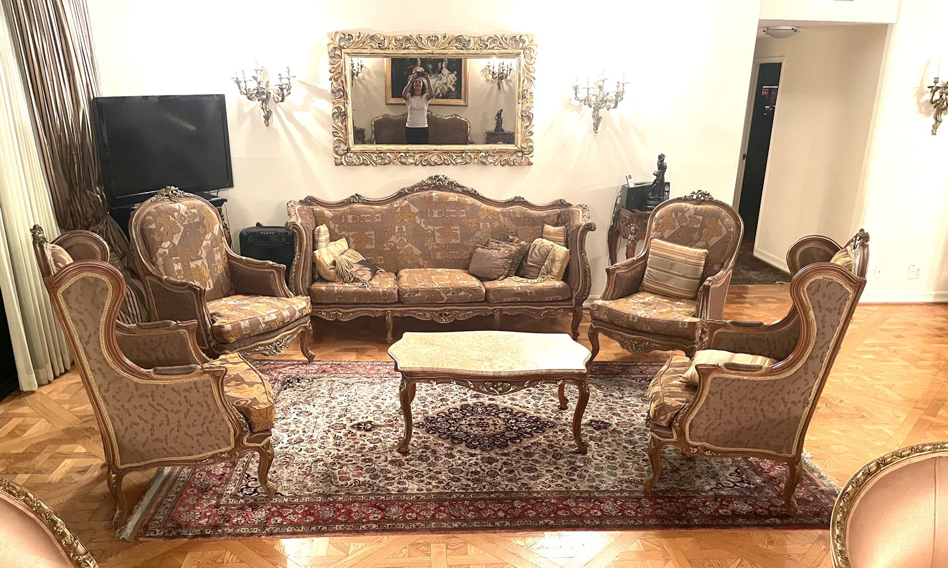 6 piece sofa set 