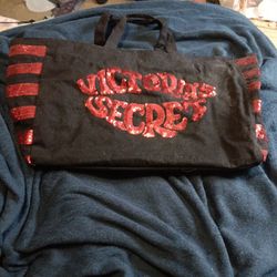 Victoria's Secret Tote Bag/Weekender Black 
