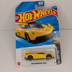 Hot Wheels 2020 KOENIGSEGG JESKO - YELLOW