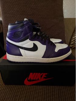 Air Jordan 1 Retro High OG Court Purple Size 9.5