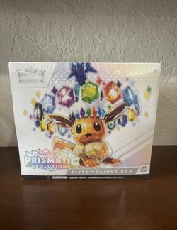 Pokémon Scarlet & Violet Prismatic Evolutions Elite Trainer Box