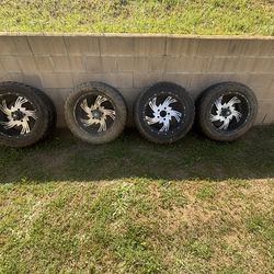 Truck tires plus rims