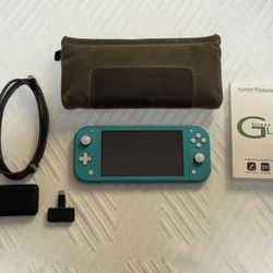 Nintendo Switch Lite (Turquoise) Bundle