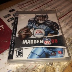 Brand New Never Been Open PS3 Game ES Sports 🏈 Madden NFL 08 