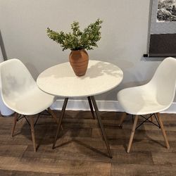 West Elm 30" Bistro Table With Chairs