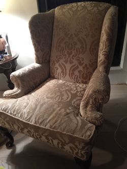 High End Henredon baker custom oversized chair