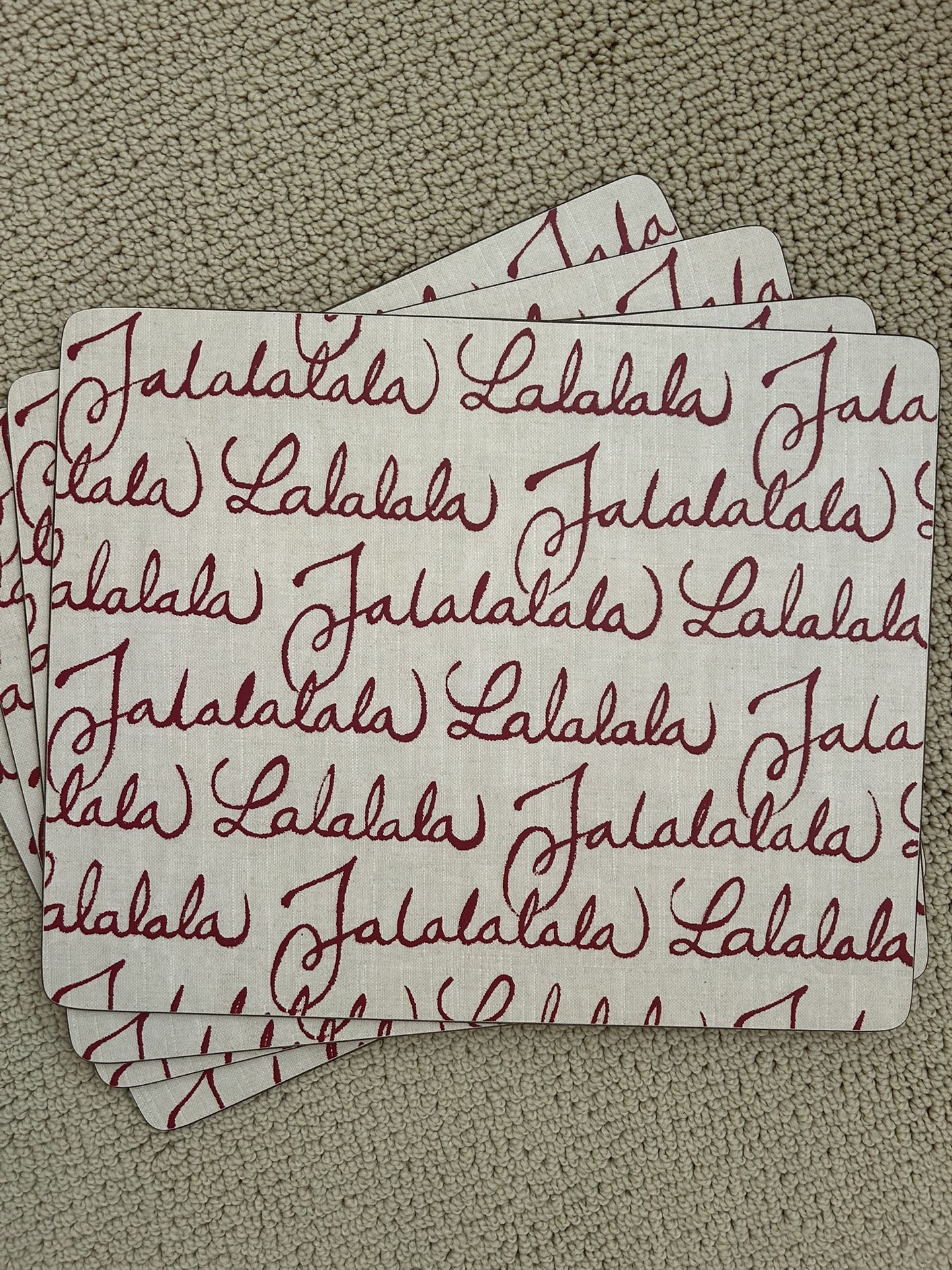 -NEW-Pottery Barn 4pc. Corked Back Placement Set! (Sold Out In Stores)