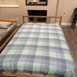 Queen Bed (mattress + Bed Frame)