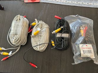 Security camera cables bundle