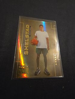 2024 SkyBox Metal Universe Champions Jackson Shelstad trading card.