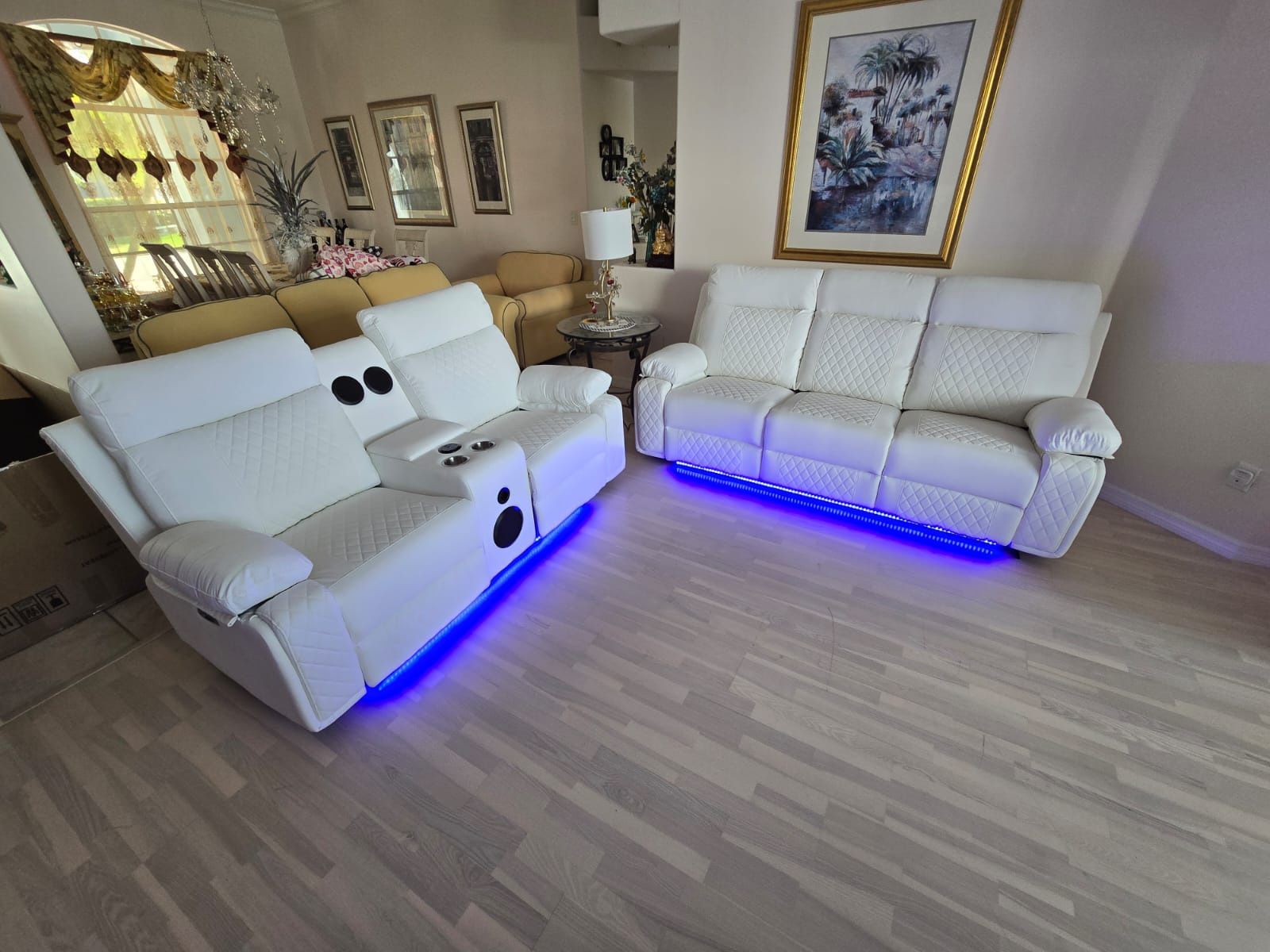 Brand New Power Reclining Sofa and Loveseat / Sofa y Loveseat Reclinables Eléctricos Nuevos a Estrenar … Fast 🚚