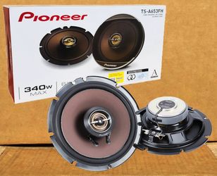 Pioneer Car Speakers 6 1/2" 2-Way Coaxial Speaker System 340 Watts TS-A653FH 🚨 Payment Options Available 🚨No Credit Needed 🚨