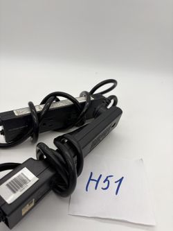 2x Black Power Strip Surge Protector Multiple Outlets Corded H5L