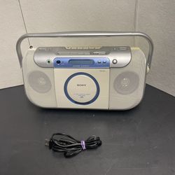 Sony CFD-E100 CD, Radio & Cassette Recorder Player Stereo Boombox