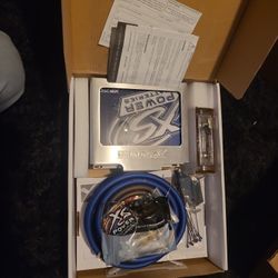 Audio Battery And Wire Kit With Add On Terminals