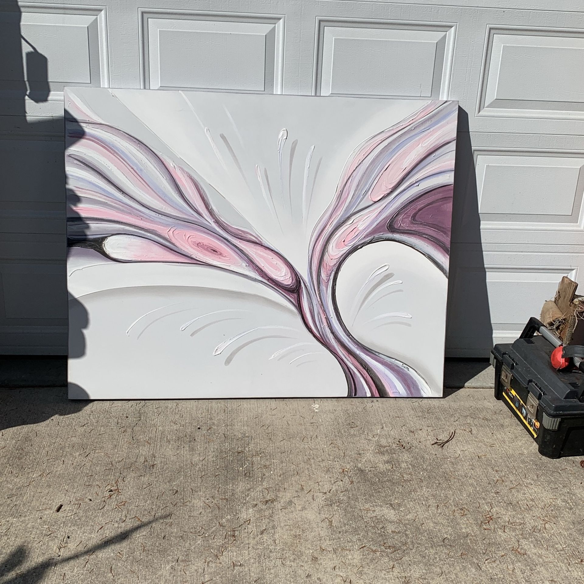 Large Abstract Contemporary Signed Painting