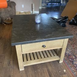 Coffe And End Table Granite