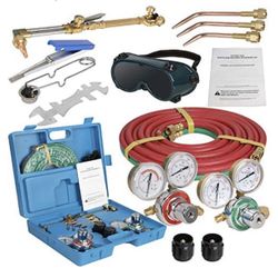 Gas Welding Cutting Kit Oxy Acetylene Oxygen Torch Brazing Fits New