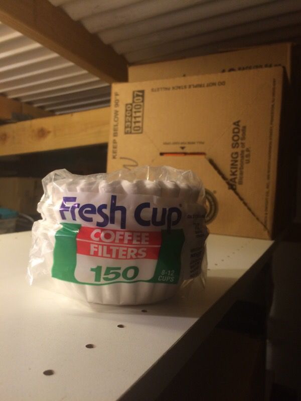 Fresh Cup coffee filters. 8-12 cup size.