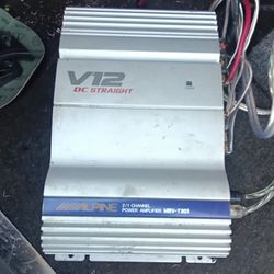 Old School Alpine Amp For Sale