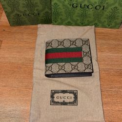 Gg Brown Monogram Wallet 
