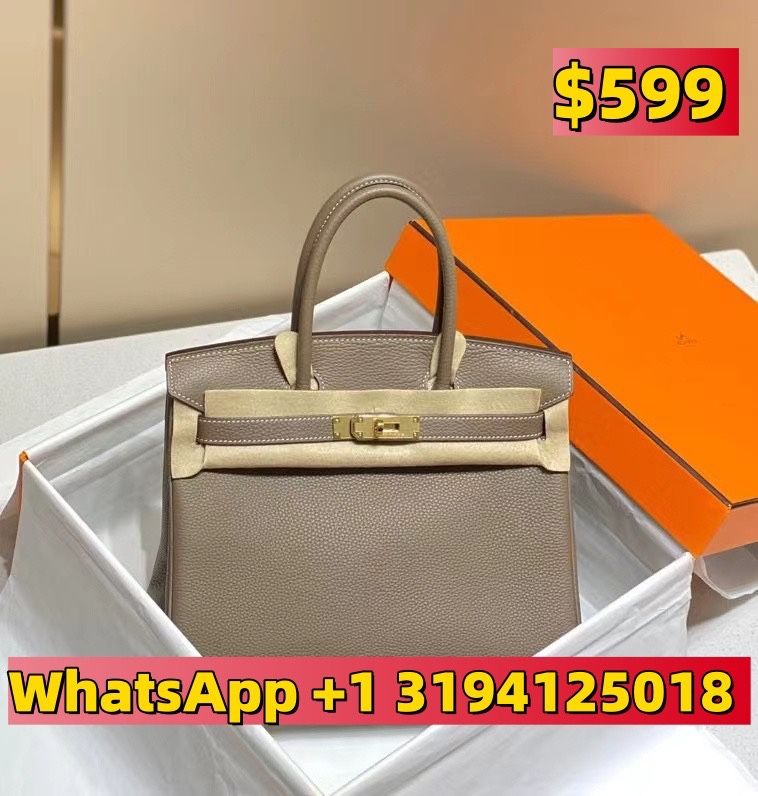Hermes birkin Bag Handbag Blue Glacier 30cm of Togo leather with gold hardware
