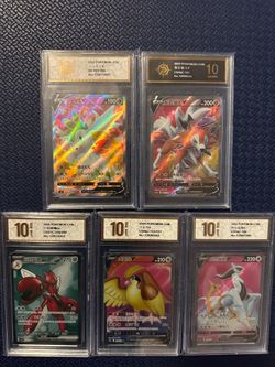 Pokemon v grade 10 cards