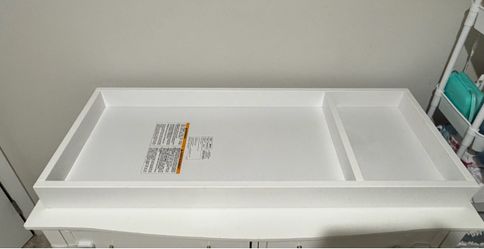 DaVinci White Removable Changing Tray