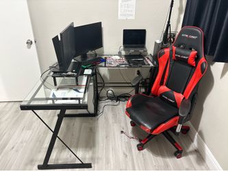 Desk + Gaming Chair