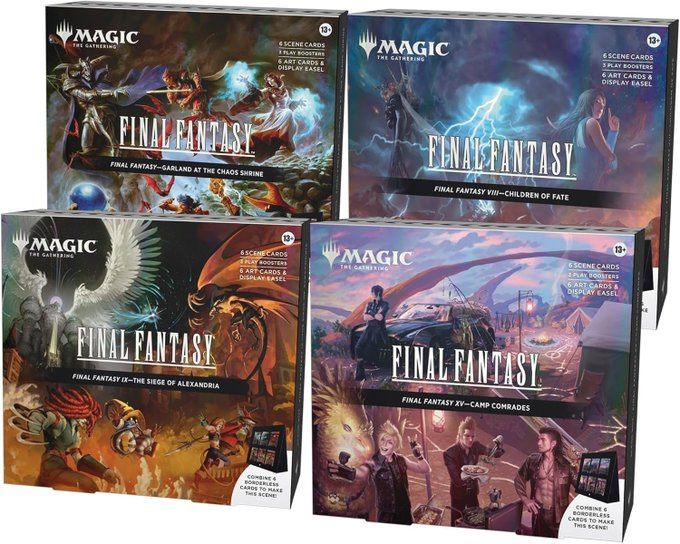 Magic: The Gathering - FINAL FANTASY Scene Box 4-Pack Bundle