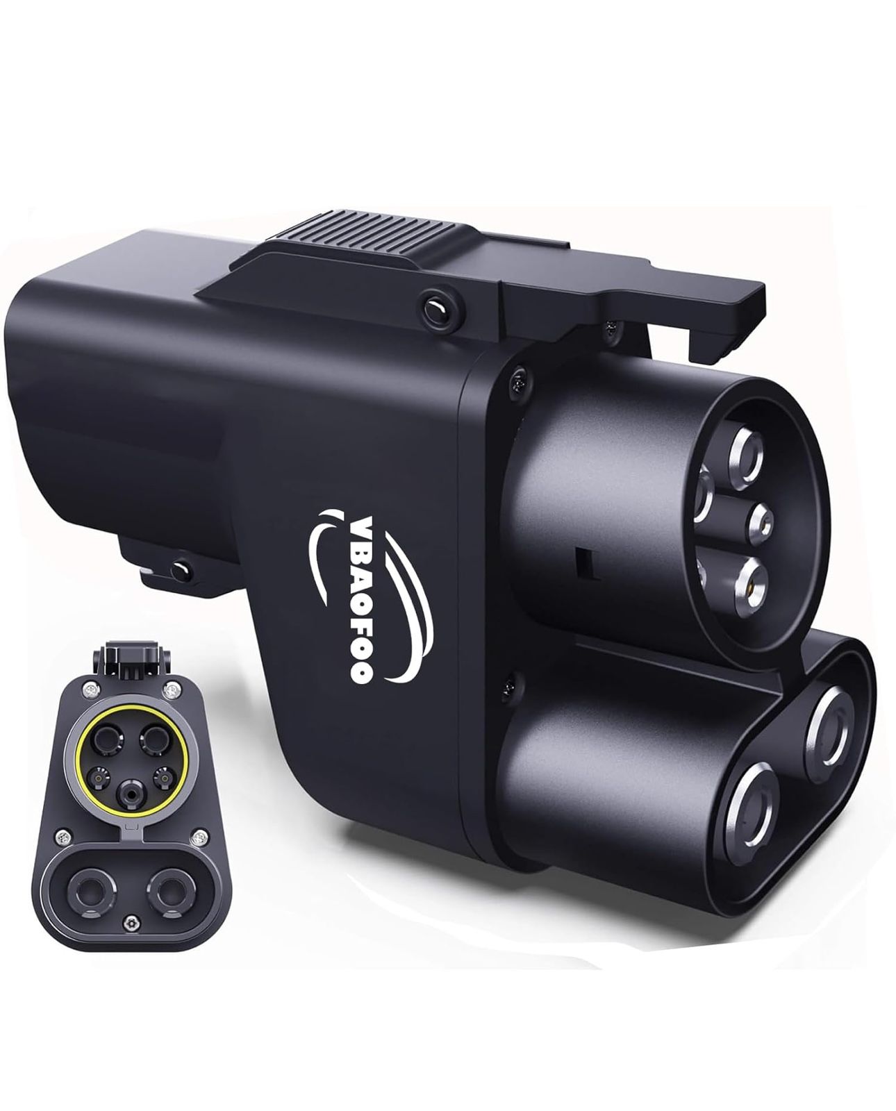 Adaptador NACS a CCS, 500A/250KW, carga rápida CC compatible con tu CCS1 EV en Tesla Supercharger Station Tesla a CCS Adaptador compatible con Ford, R