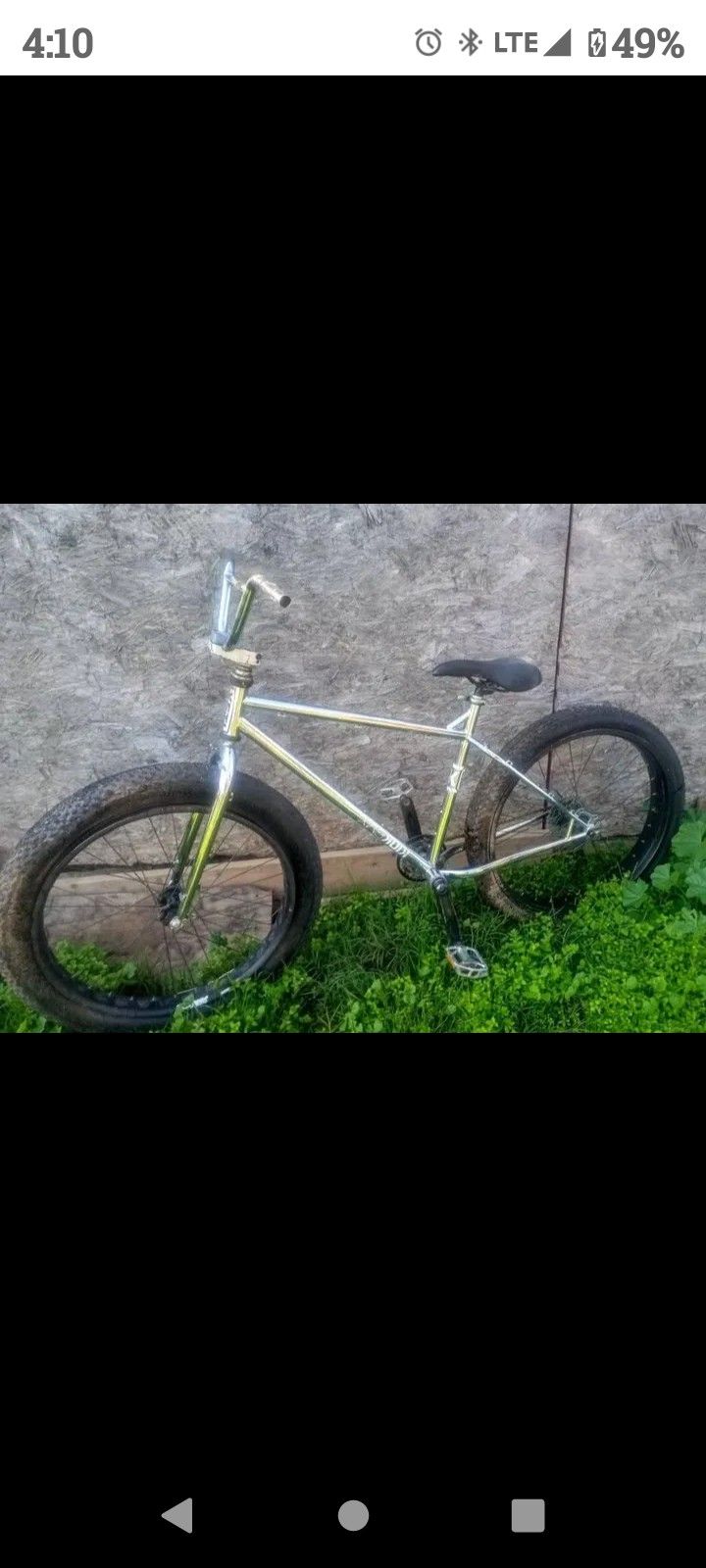 WOW!! Rare exclusive CHROME Surly Moonlander BMX bike needs tubes and brakes. Rare exclusive OFFSET Refe