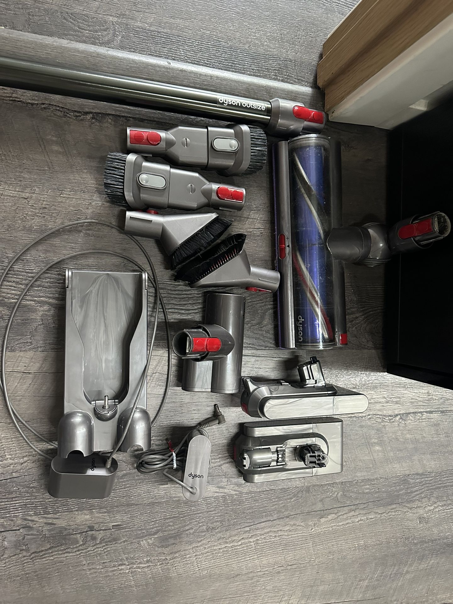 *Accessories ONLY* Dyson - Outsize Cordless Vacuum Accessories Only With 2 Dyson Chord less Batteries 