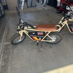 Razor Rambler 16 Electric Bikes (two of them)