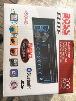 Boss. Bluetooth radio. *New