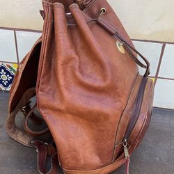 Eddie bauer leather 2025 backpack