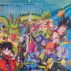 Dragon Ball Z Birthday Banner