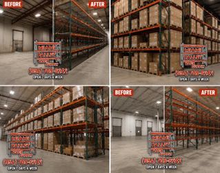 Warehouse Shelving - Uprights, Beams, Wire decks and more!