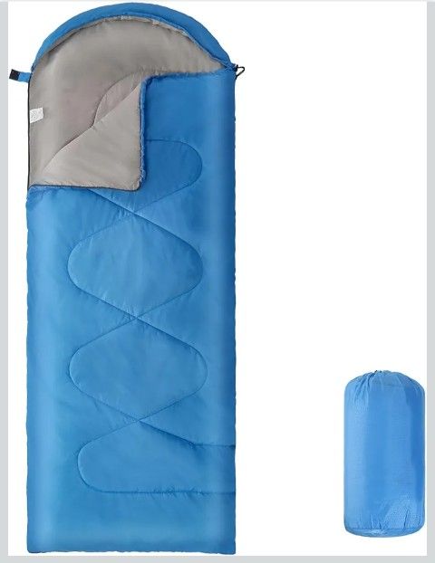 Sleeping Bags for Adults Kids,Lightweight Waterproof Compact Sleeping Bag with Stuff Sack for Warm Camping Cold Hiking Traveling Outdoor Activities