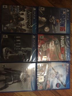 games for PS4 new unopened