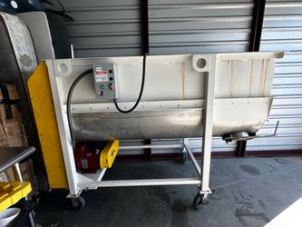 Commercial Soil & Substrate Ribbon Mixer – 5HP Leeson Motor