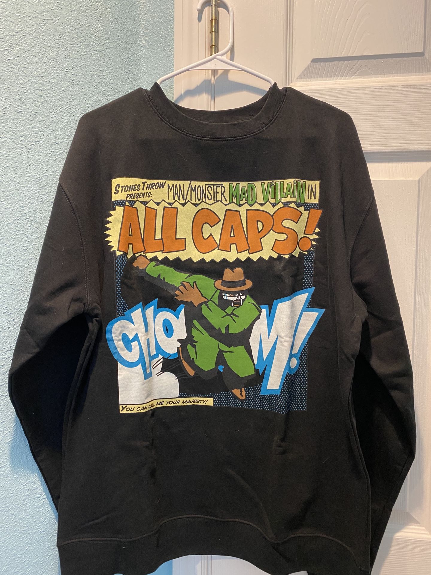 MF DOOM "ALL CAPS!" Sweatshirt