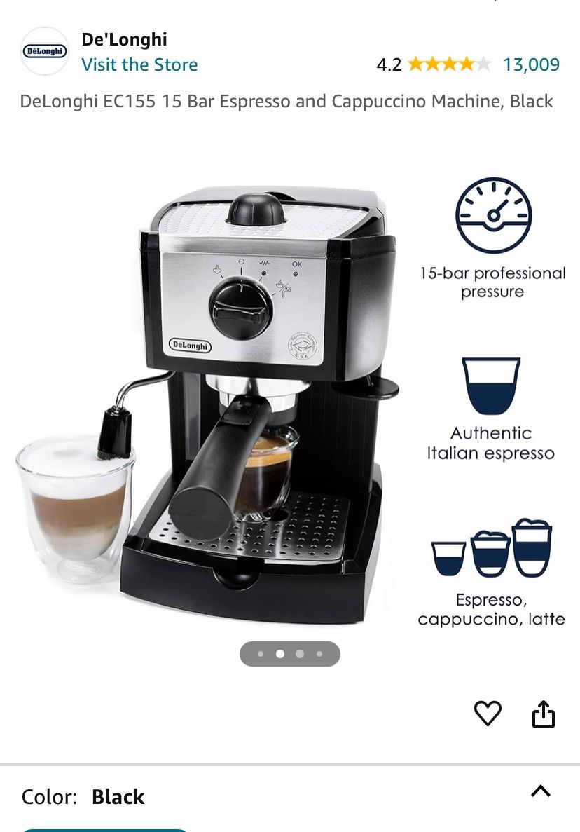 DeLonghi Espresso Maker EC155