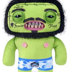 Zuru Fuggler Fugg Stars Rhymer Mcslimer 9 Inch Plush Toy - Green 