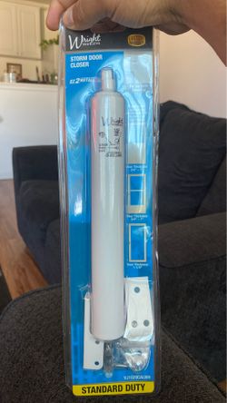 Storm door closer