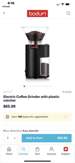 Bodum electric coffee grinder