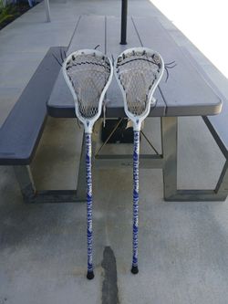2 BRINE LACROSSE STICKS