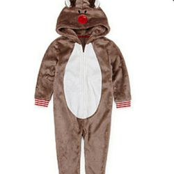 Rudolph Reindeer Fleece Sleeper