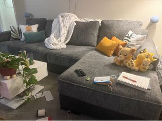 Grey sectional