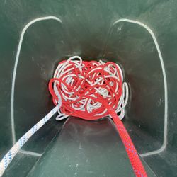 Two  400 1/2 Inch Static Kern-mantle Ropes For Controlled Descent/ Fall Protection 